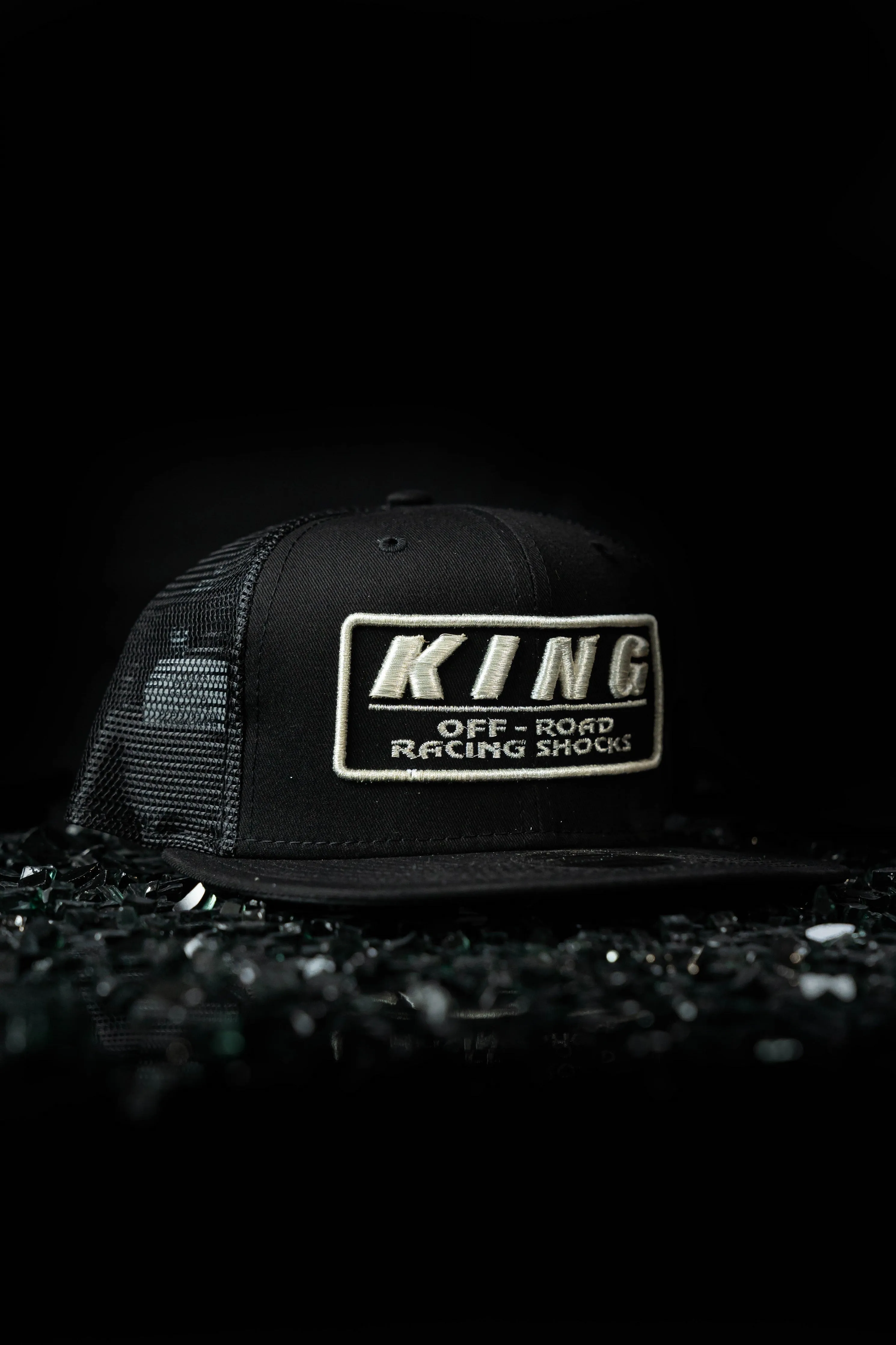 King Shocks 9FIFTY SILVER Snapback Cap (Trucker)
