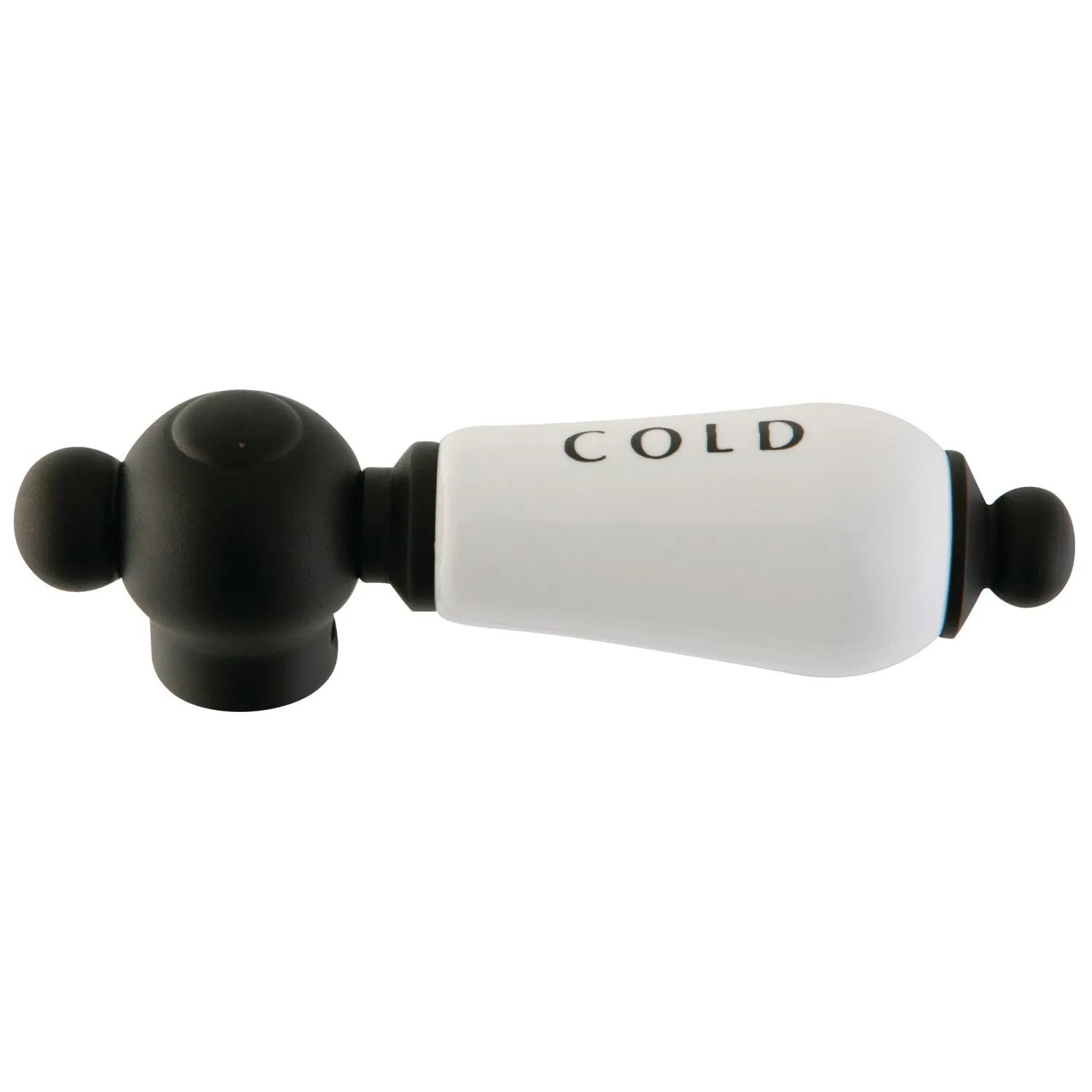 Kingston Brass CCPL5CSC Porcelain Lever Handle (Cold Side), Oil Rubbed Bronze