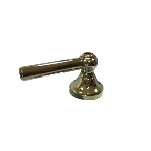 Kingston Brass KBH2632EL Metal Lever Handle, Polished Brass