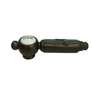 Kingston Brass KSH9985GLC Metal Lever Handle (Cold Side), Oil Rubbed Bronze