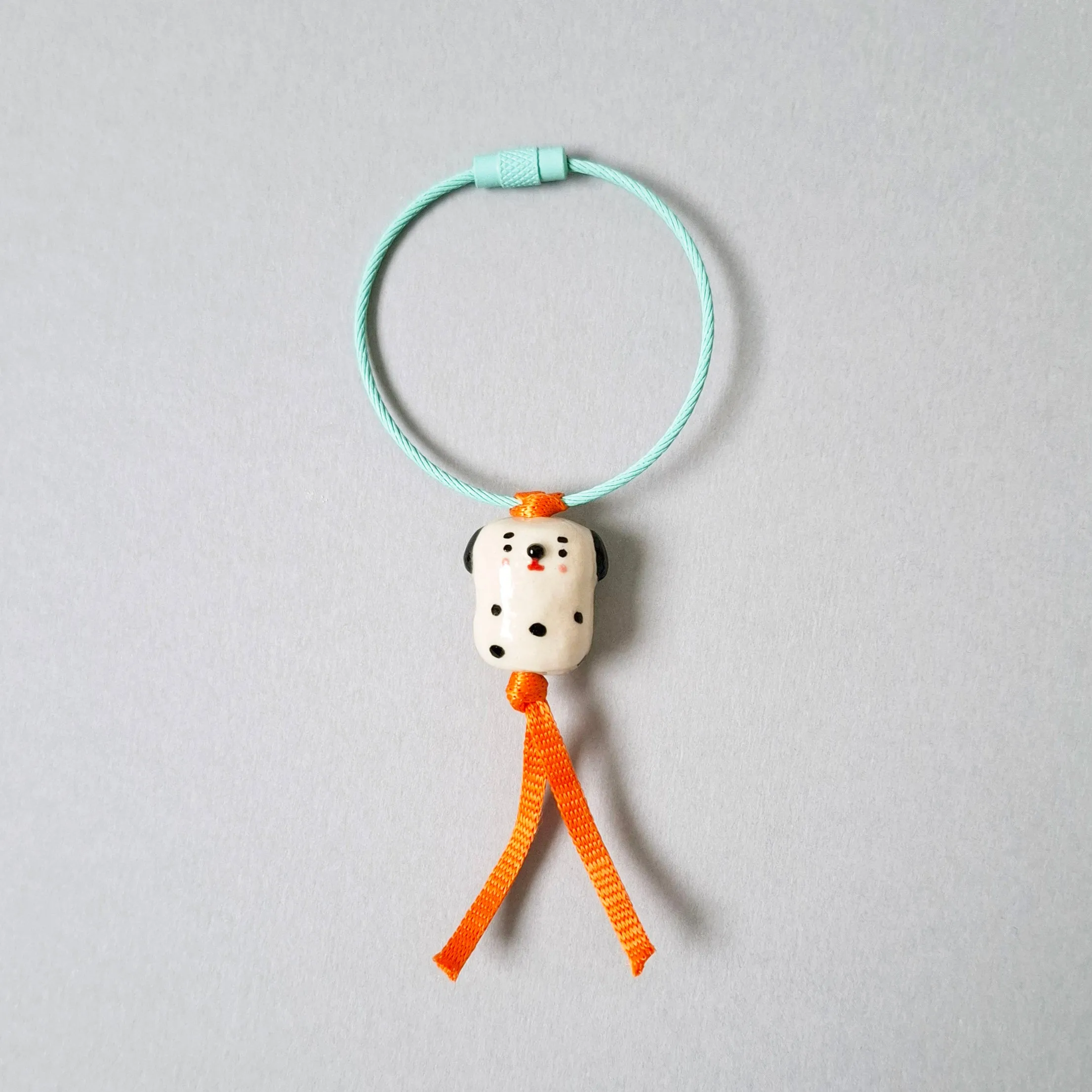 Kitty Latte James Bead / Bag Charm
