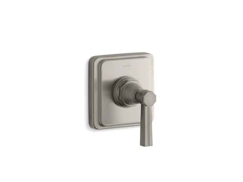 KOHLER K-T13175-4B Pinstripe Valve trim with lever handle for transfer valve, requires valve
