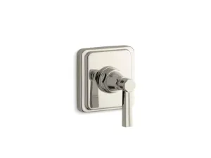 KOHLER K-T13175-4B Pinstripe Valve trim with lever handle for transfer valve, requires valve
