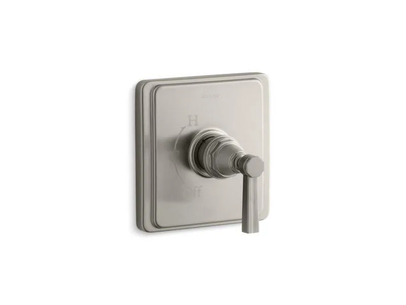 KOHLER K-TS13135-4B Pinstripe Rite-Temp(R) valve trim with lever handle