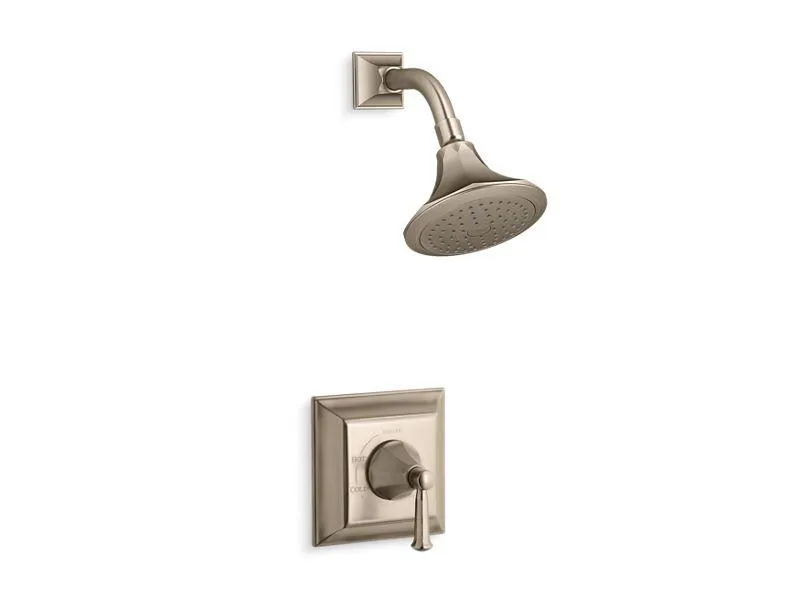KOHLER K-TS462-4S Memoirs Stately Rite-Temp shower valve trim with lever handle and 2.5 gpm showerhead