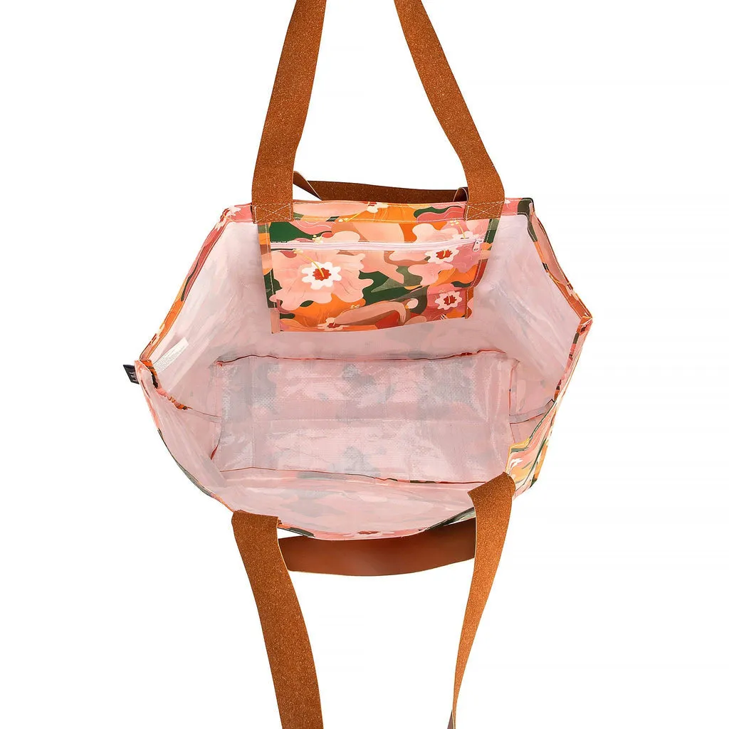 KOLLAB Shopper Tote - Poppies