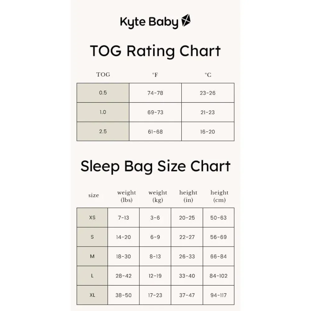 Kyte Baby Sleep Bag 1.0 Tog - Burgundy