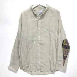 [L] Visvim Albacore Linen Check LS Shirt Beige