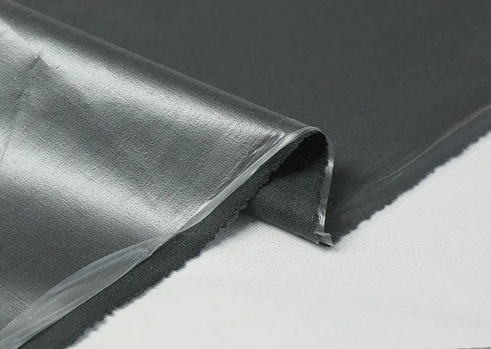 Laminated Linen Blend Waterproof Fabric, Solid Colors, 54 inches Wide, Non-glossy TPU Coating - By the Yard 40187-1
