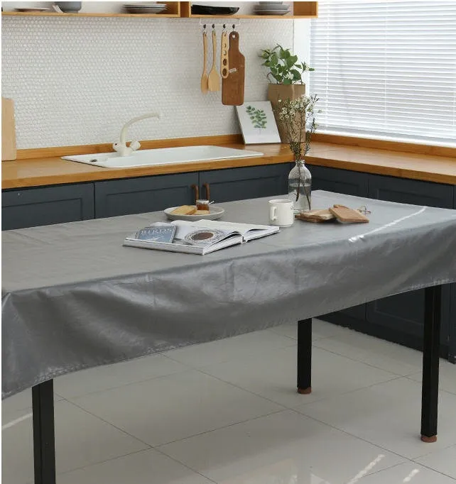Laminated Linen Blend Waterproof Fabric, Solid Colors, 54 inches Wide, Non-glossy TPU Coating - By the Yard 40187-1