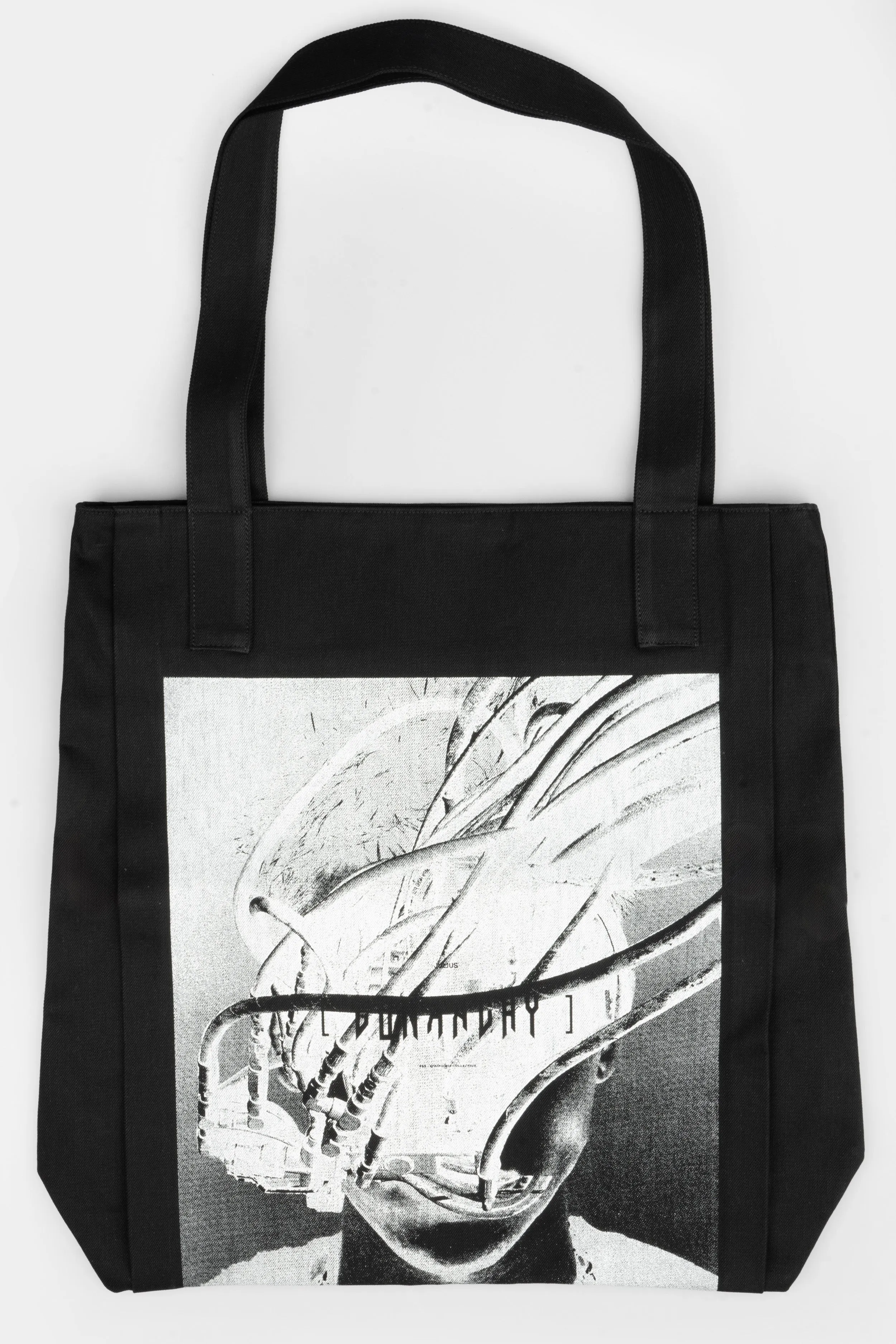 Large printed tote bag