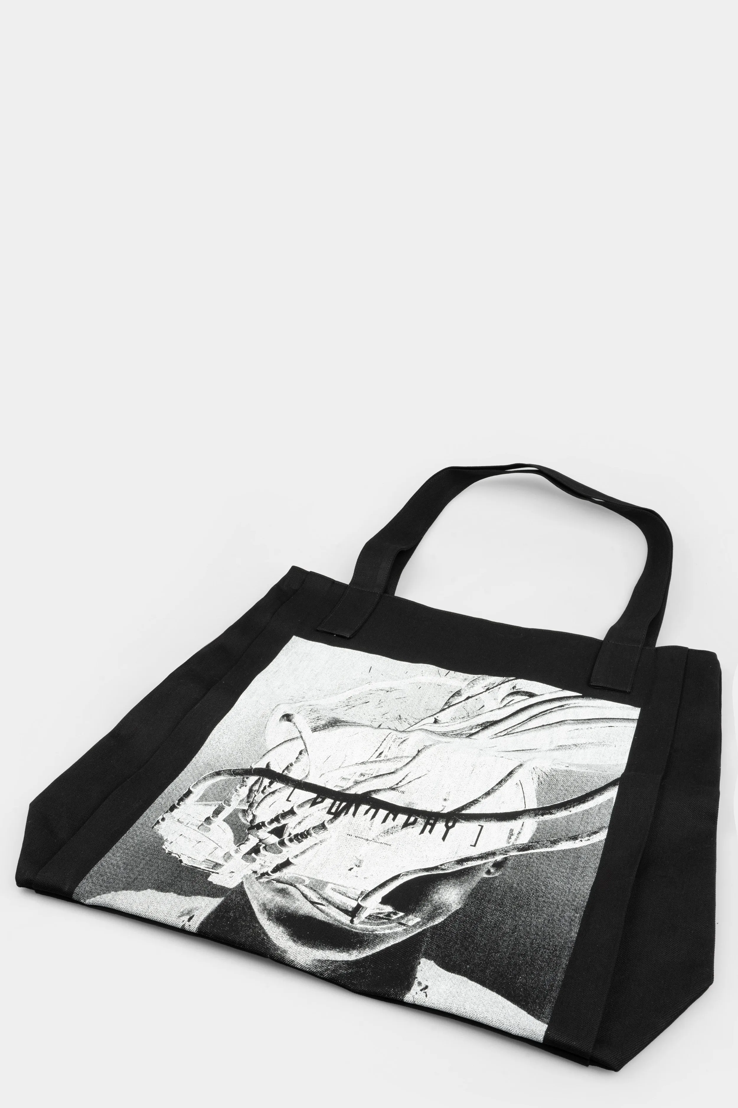 Large printed tote bag