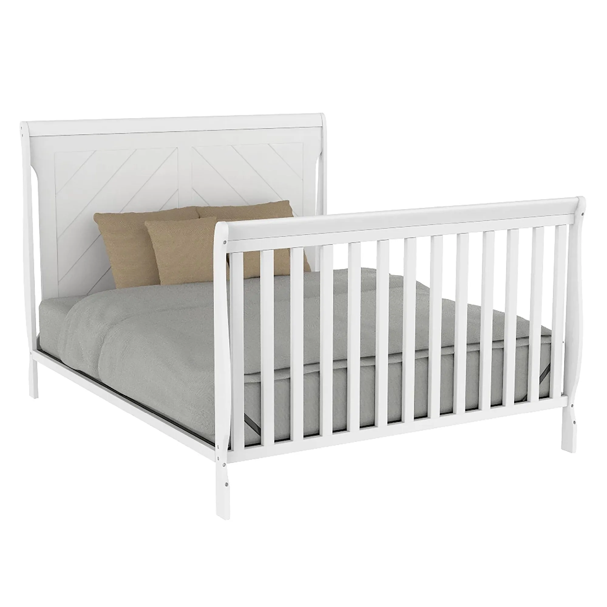 Lauren Convertible Crib, White