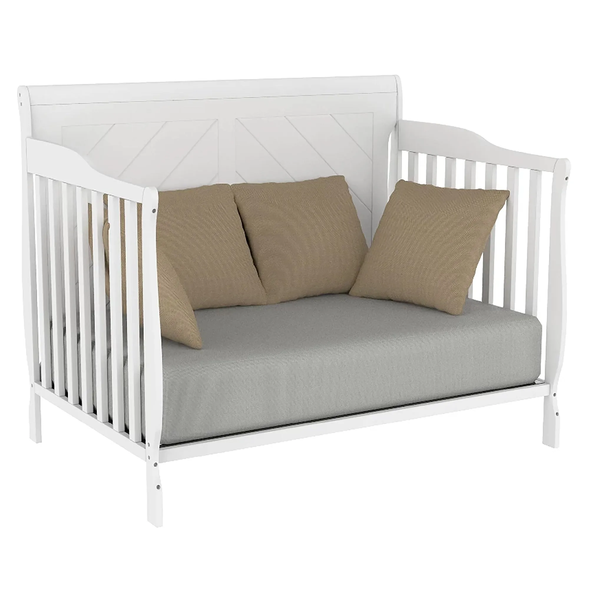 Lauren Convertible Crib, White