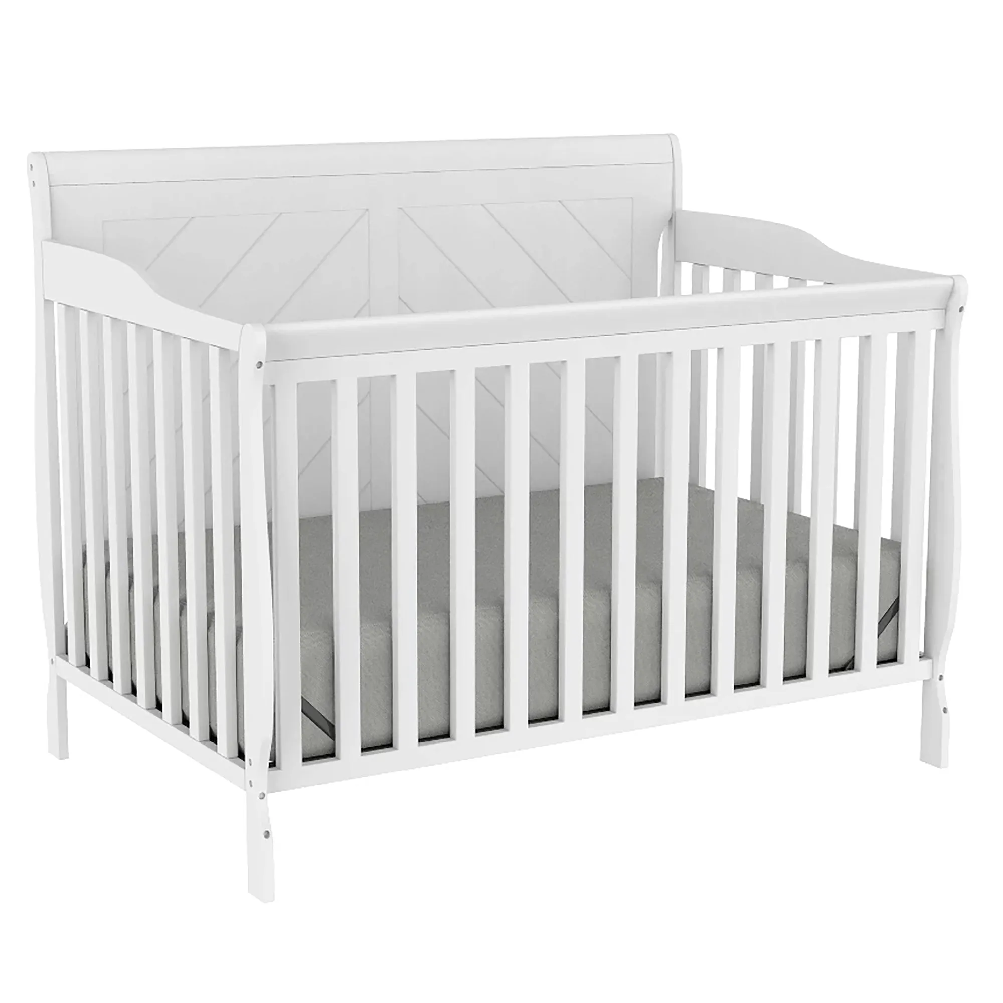 Lauren Convertible Crib, White