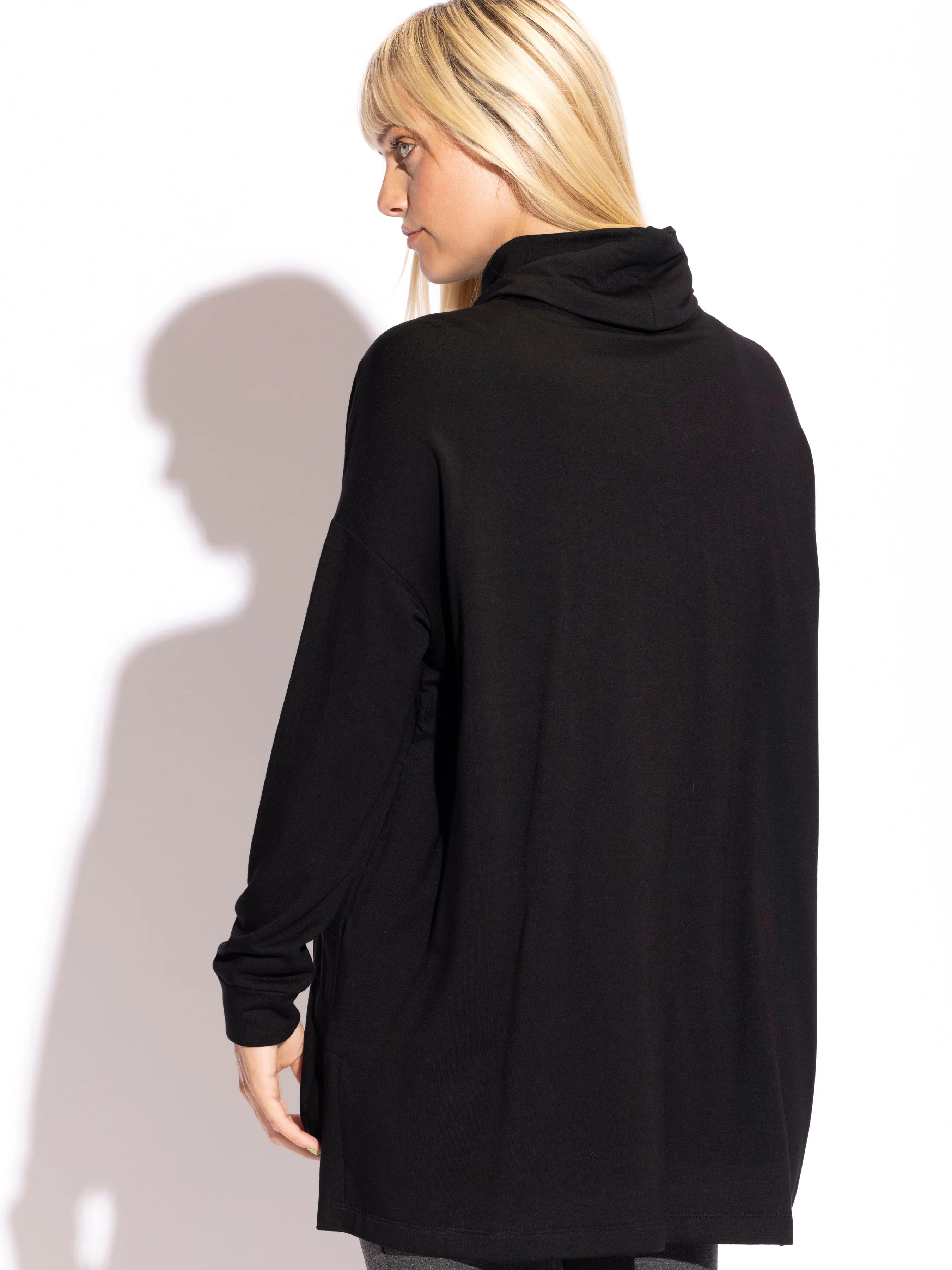 Lauren Turtle Neck Square Tunic