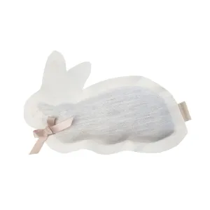Lavender Bunny Sachet Ivory linen