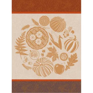 Le Jacquard - Francais- Thanksgiving - Orange- Tea Towel