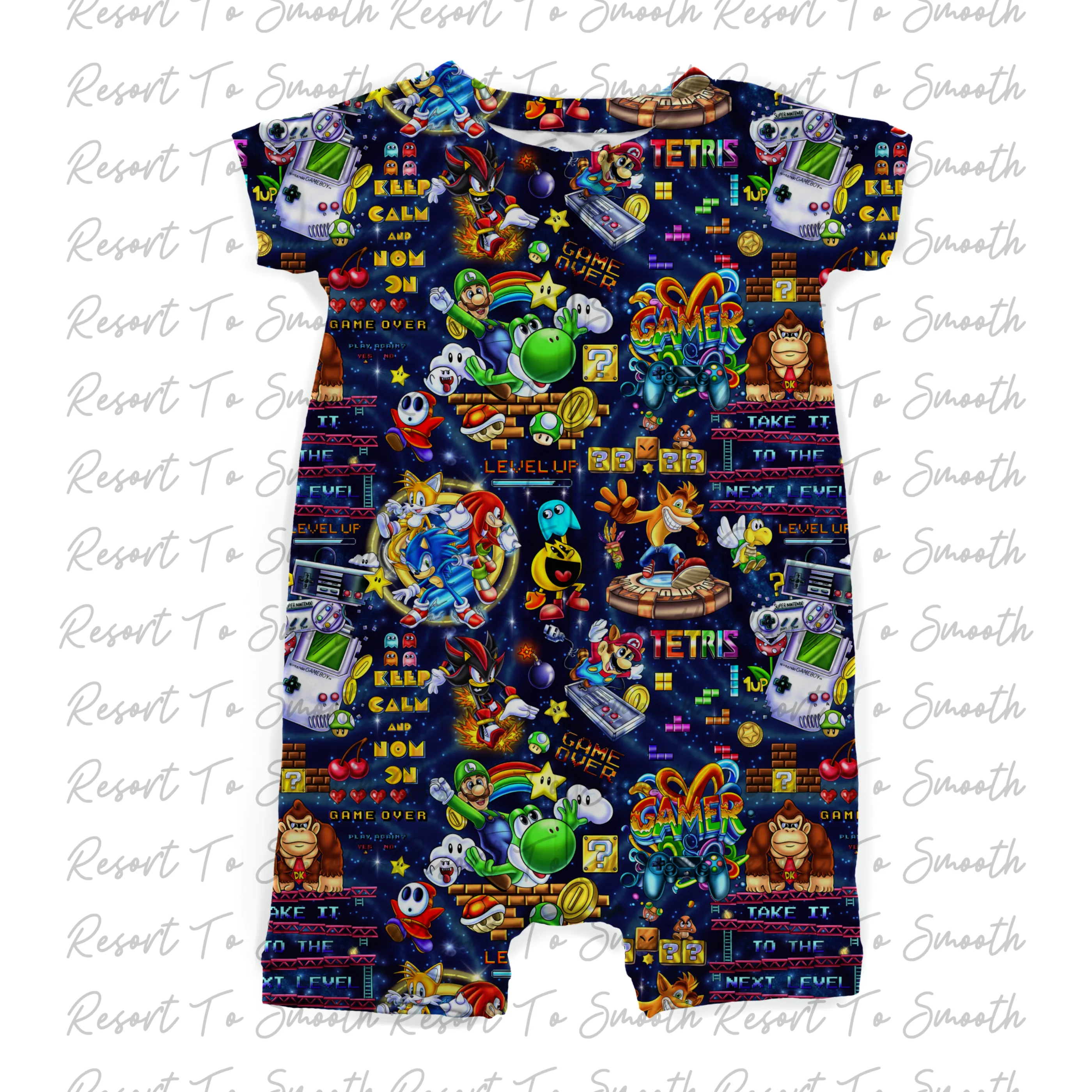 LEVEL UP MASHUP Shortie Zippy Bamboo