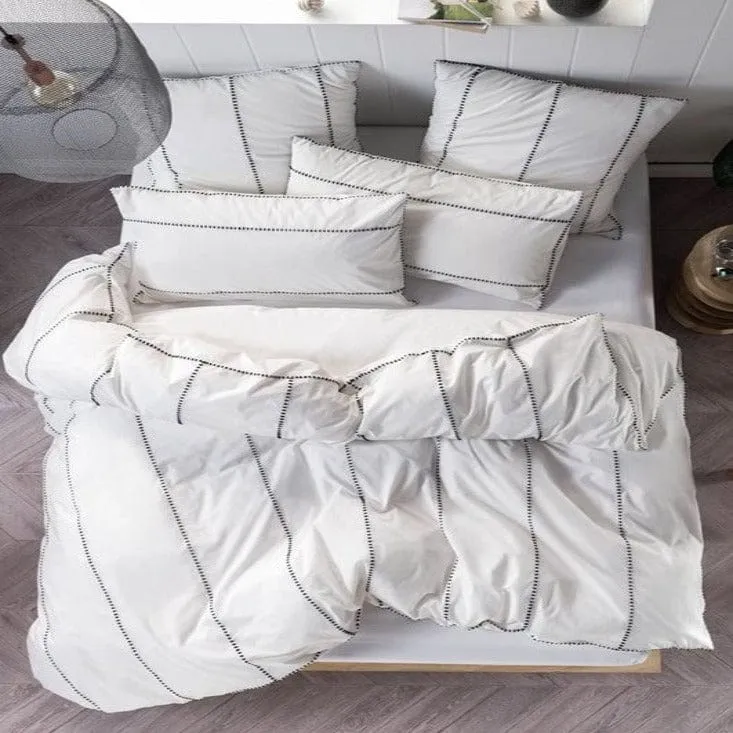 Lienn House Ivory Jerome Duvet Cover Set