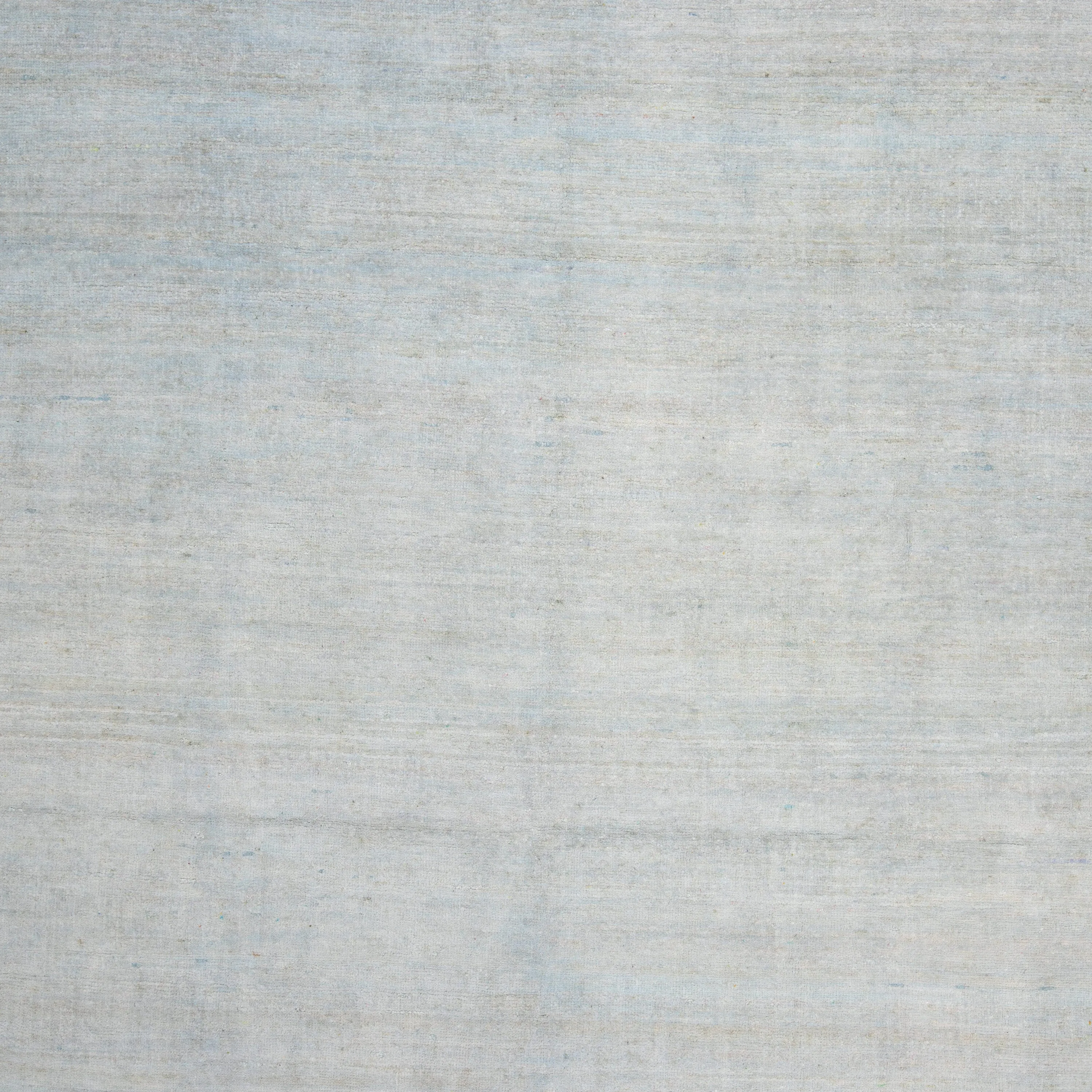 Light Blue Solid Art Silk Rug  - 7'10" x 9'11"