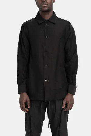 Lightweight cracked button up shirt
