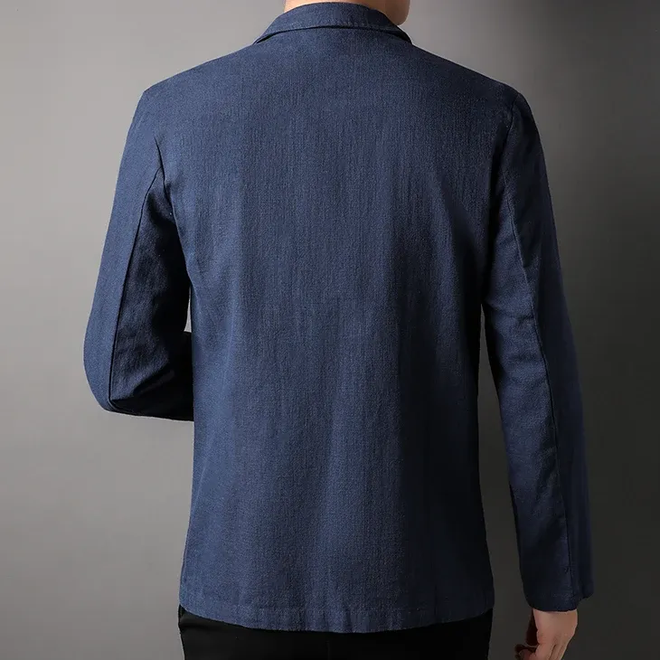 Lightweight Linen Blend Blazer