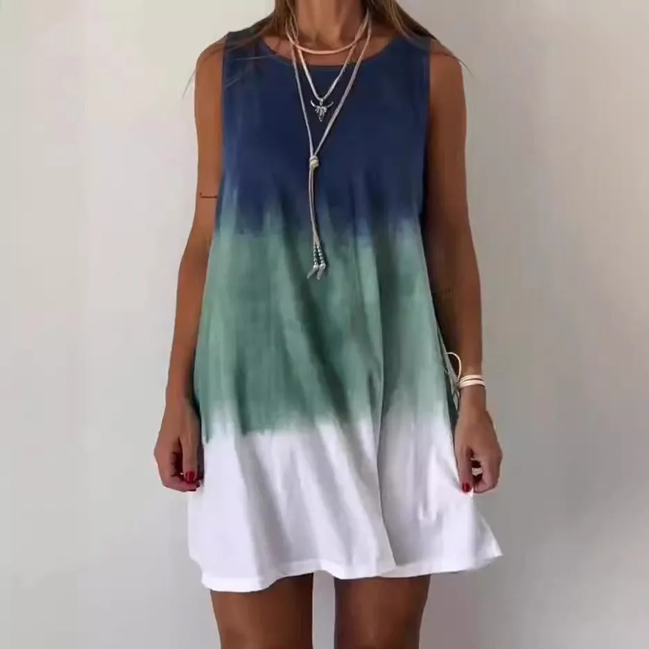 Liliana | Casual Gradient Dress