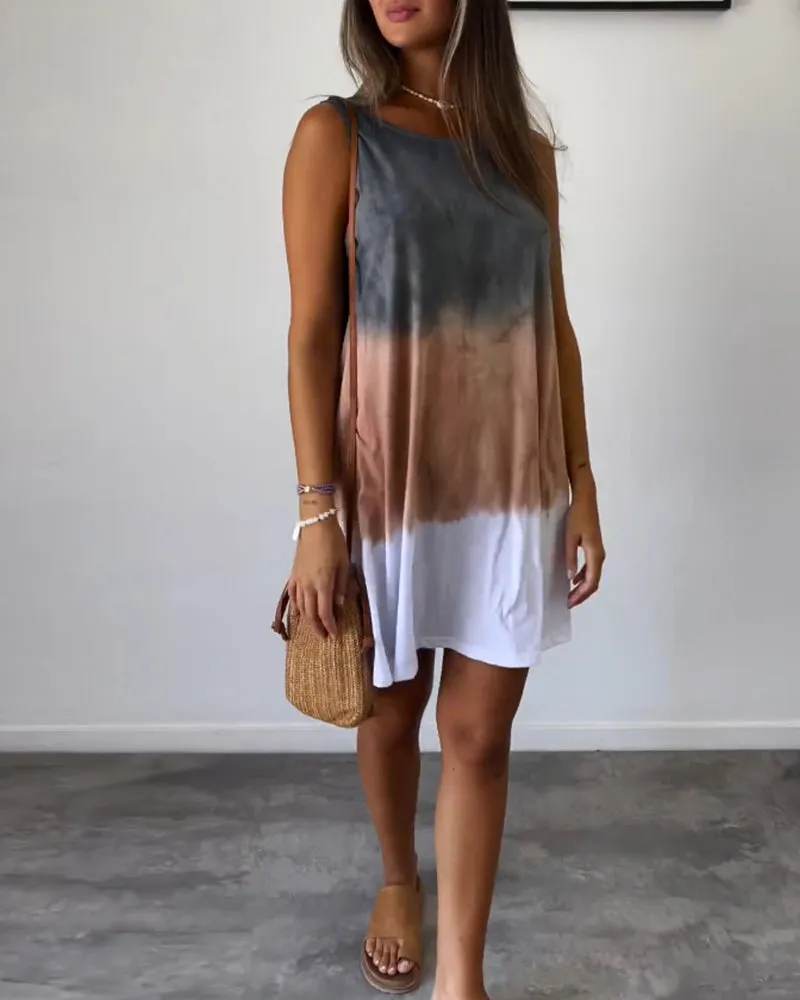 Liliana | Casual Gradient Dress