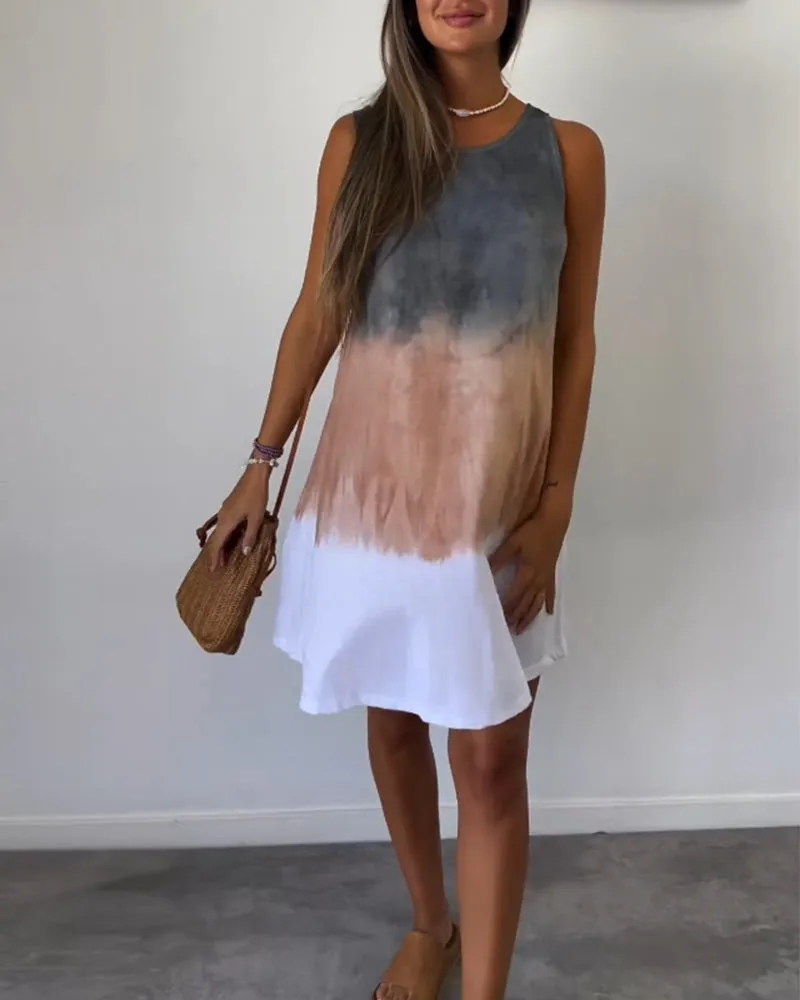 Liliana | Casual Gradient Dress