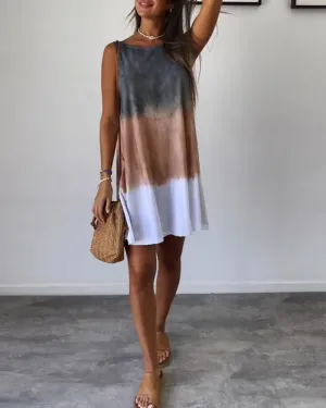 Liliana | Casual Gradient Dress