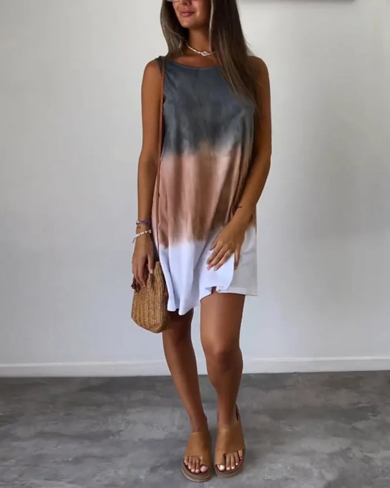 Liliana | Casual Gradient Dress