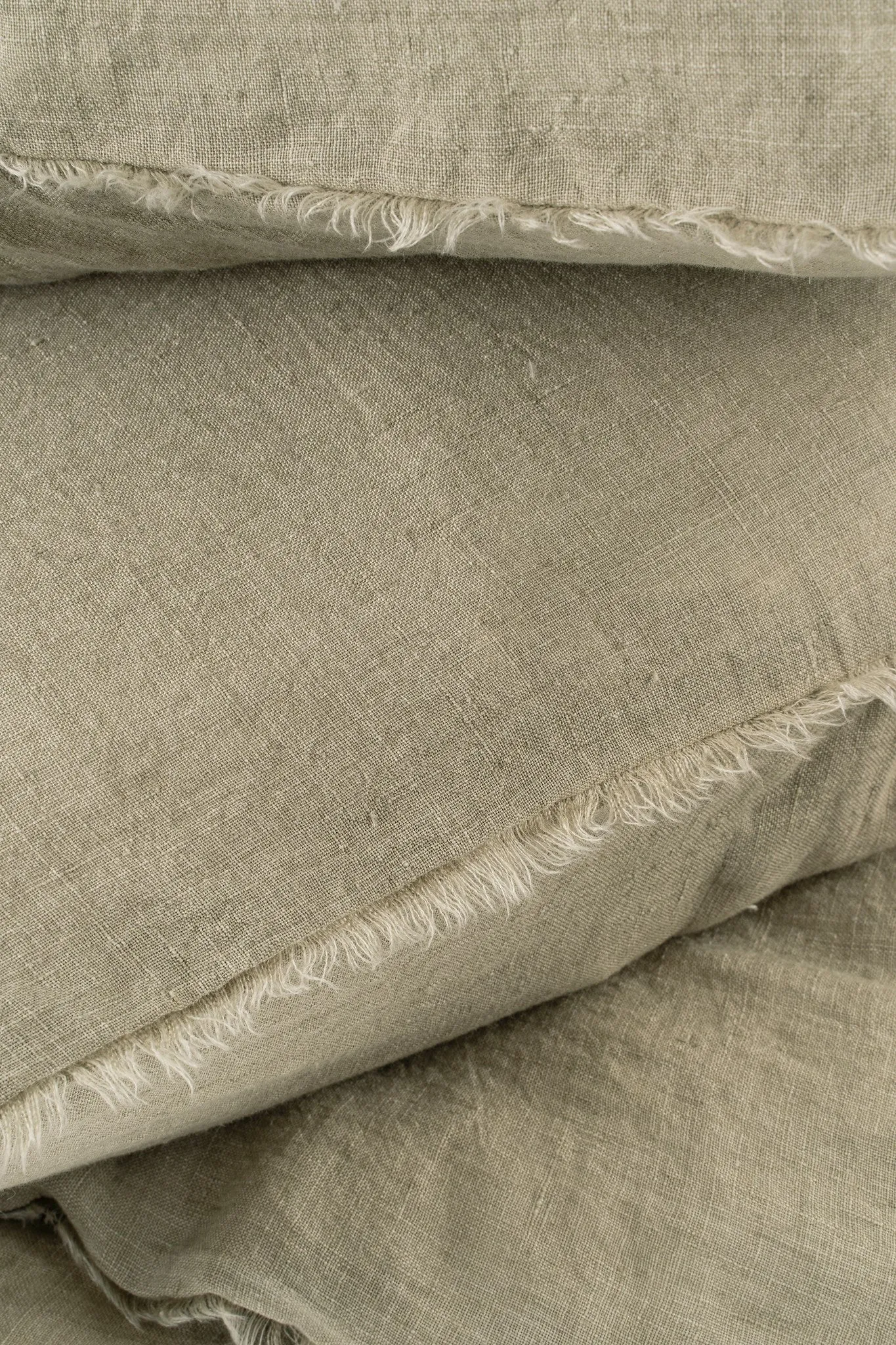 Lina Linen Duvet Set, Sand - KING