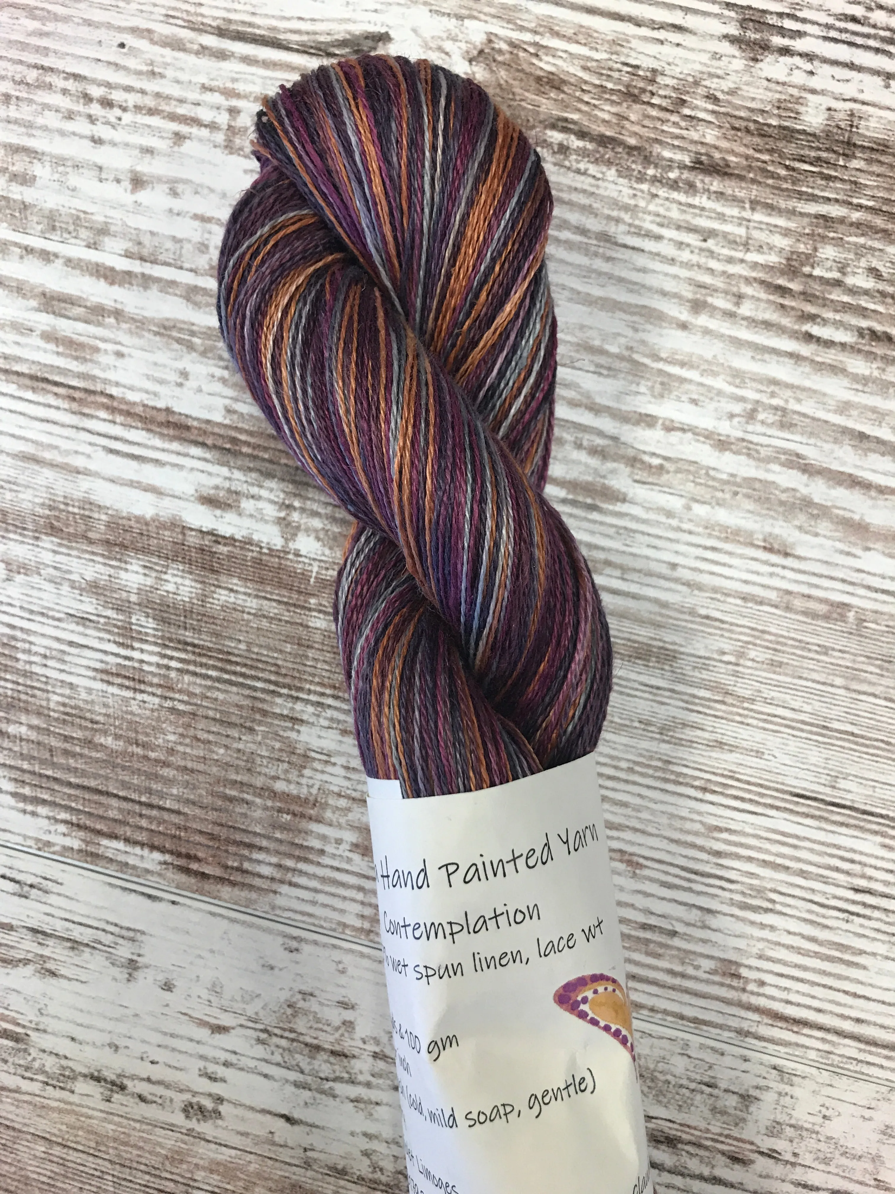 Linen -  14/2 Contemplation Hand Dyed