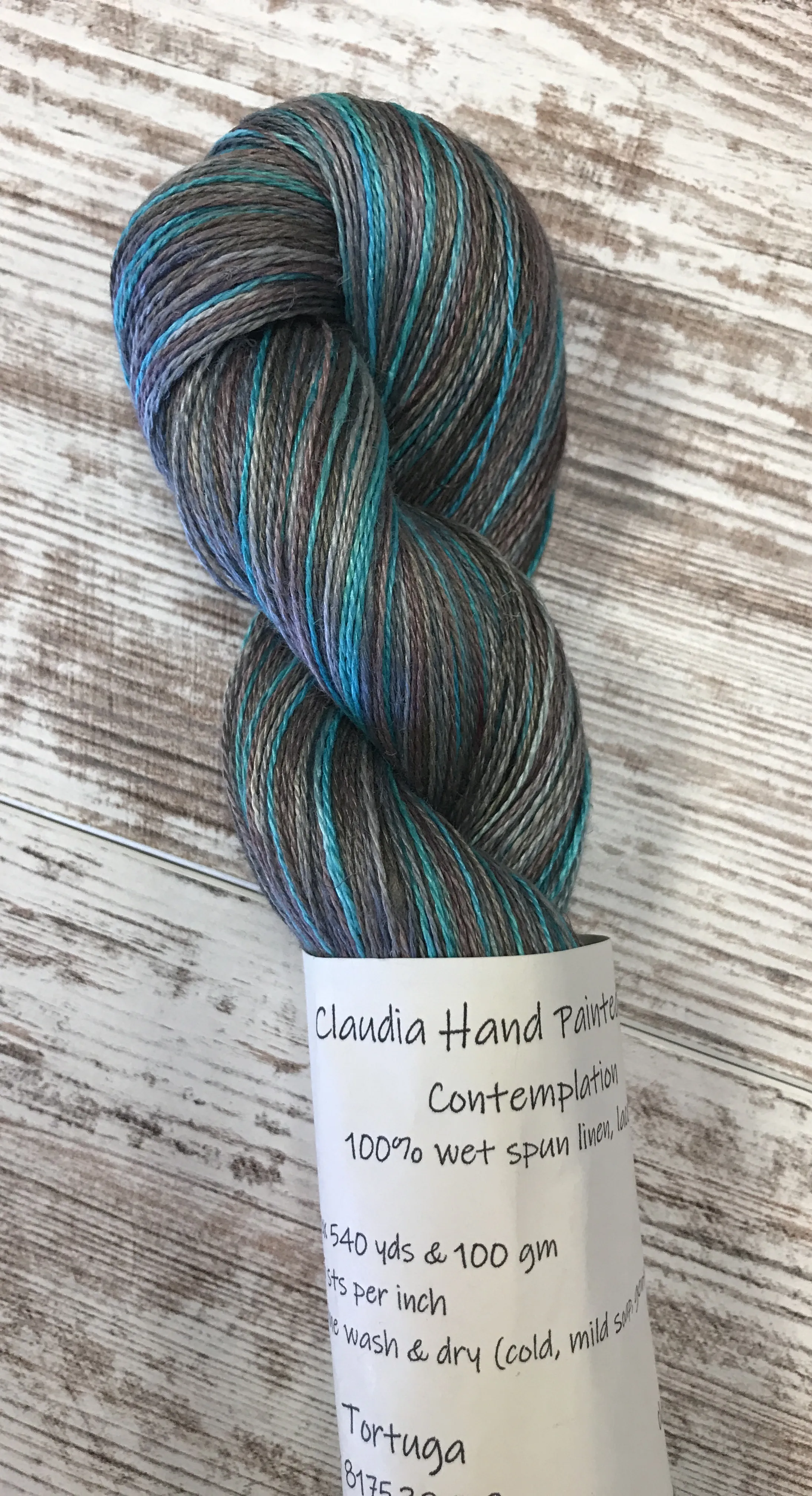 Linen -  14/2 Contemplation Hand Dyed