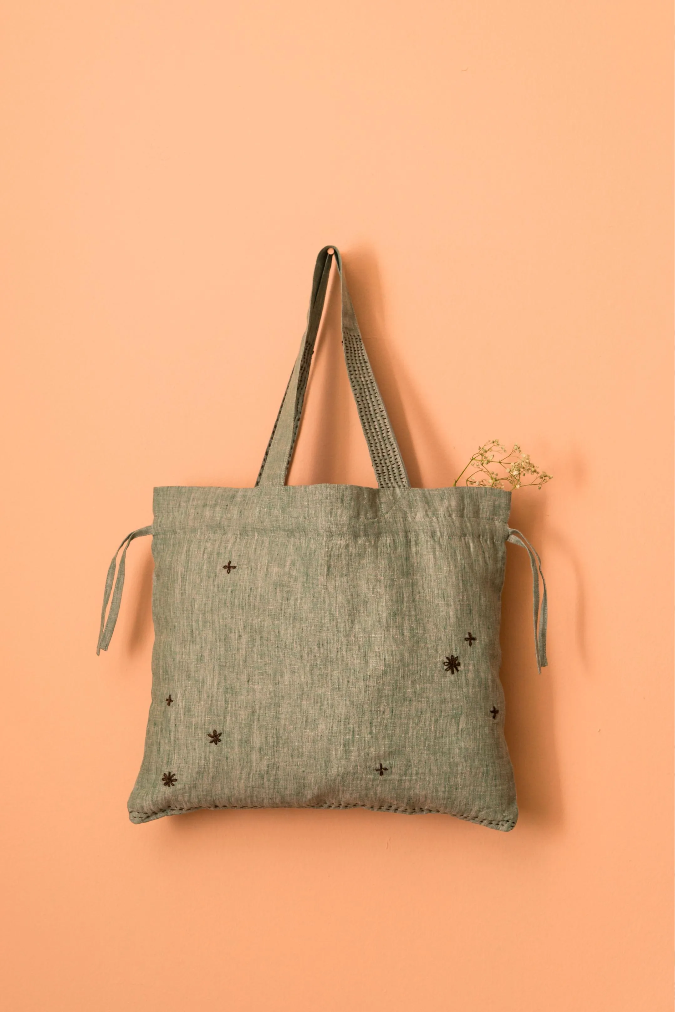 Linen Affair Drawstrings Bags