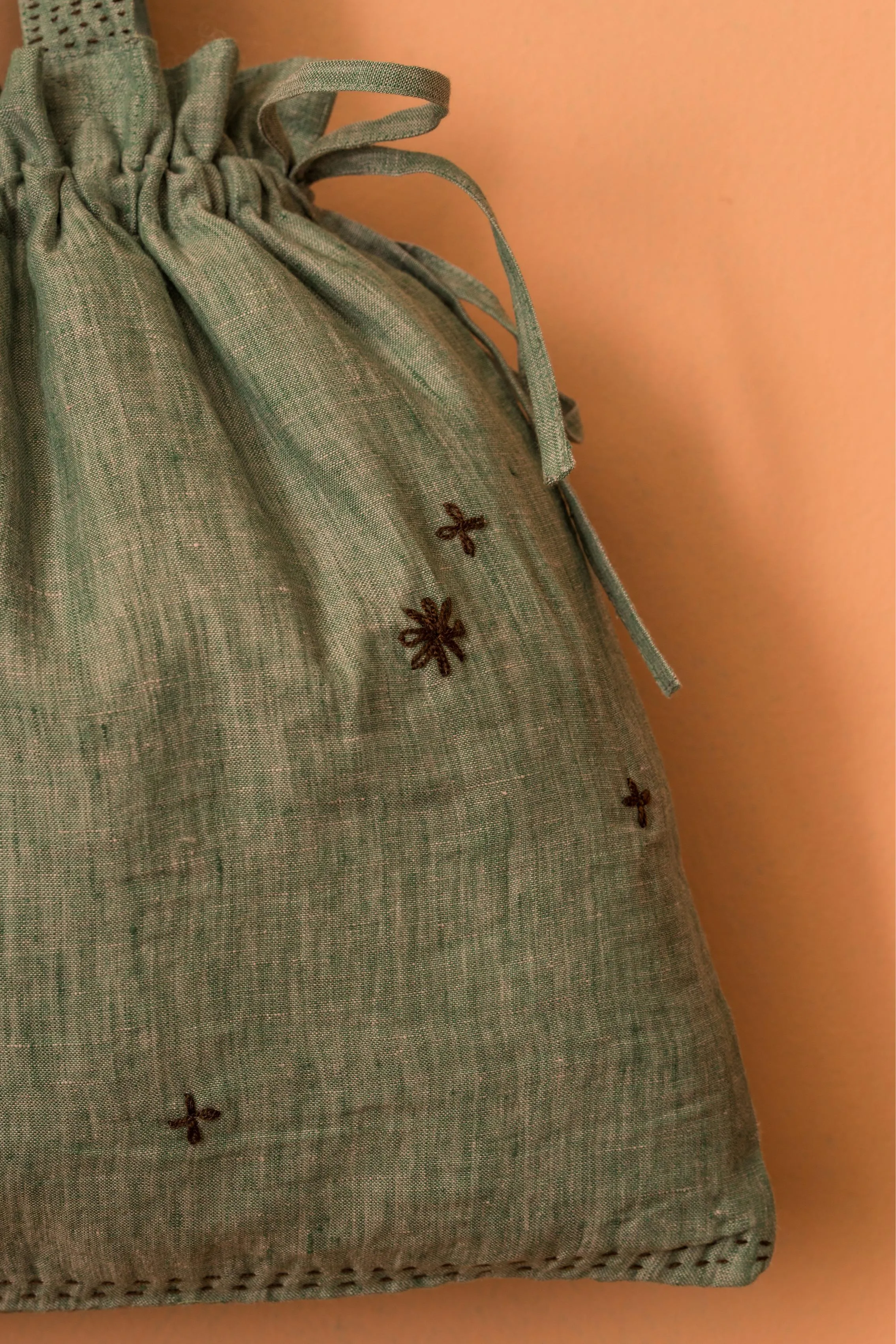 Linen Affair Drawstrings Bags