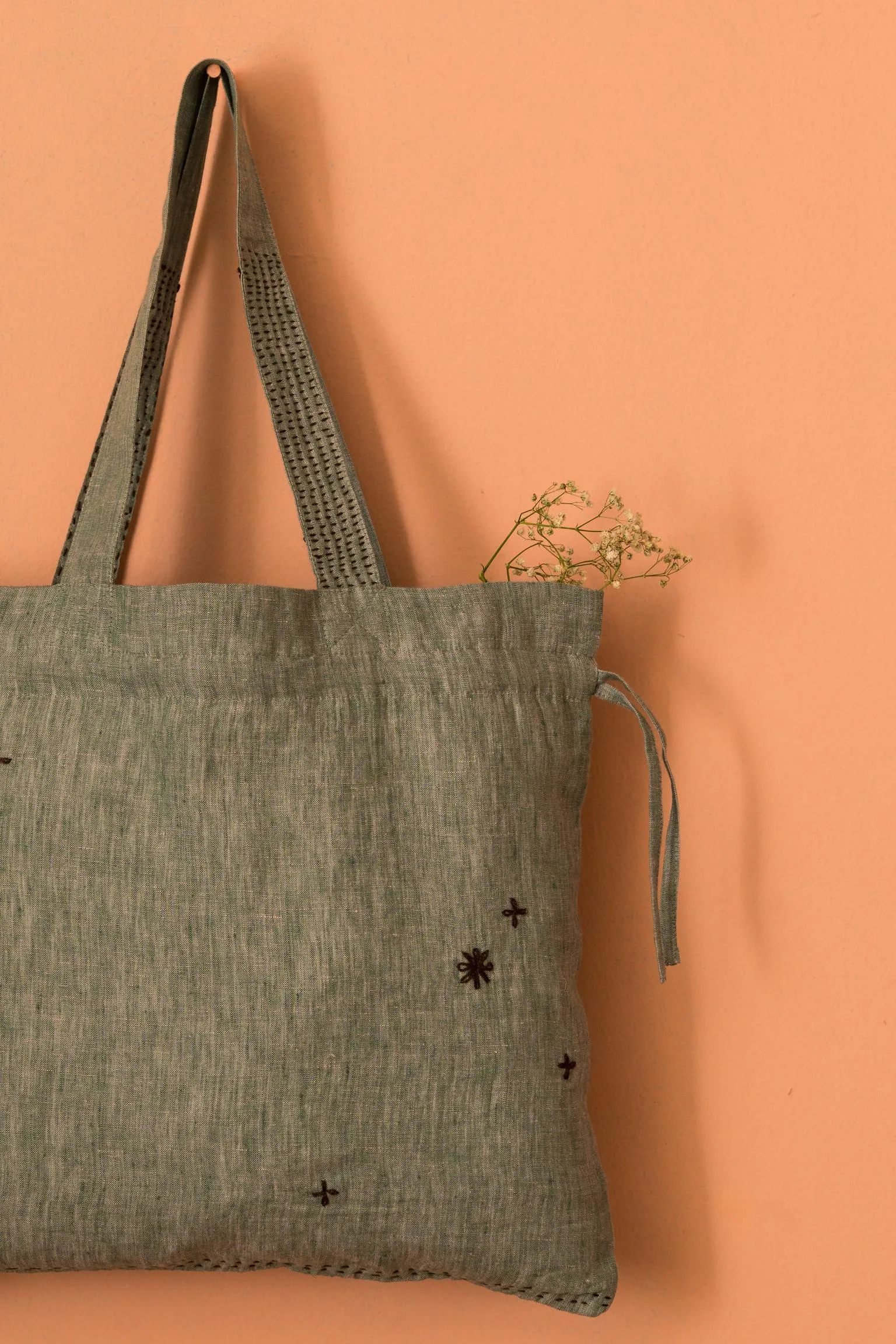 Linen Affair Drawstrings Bags