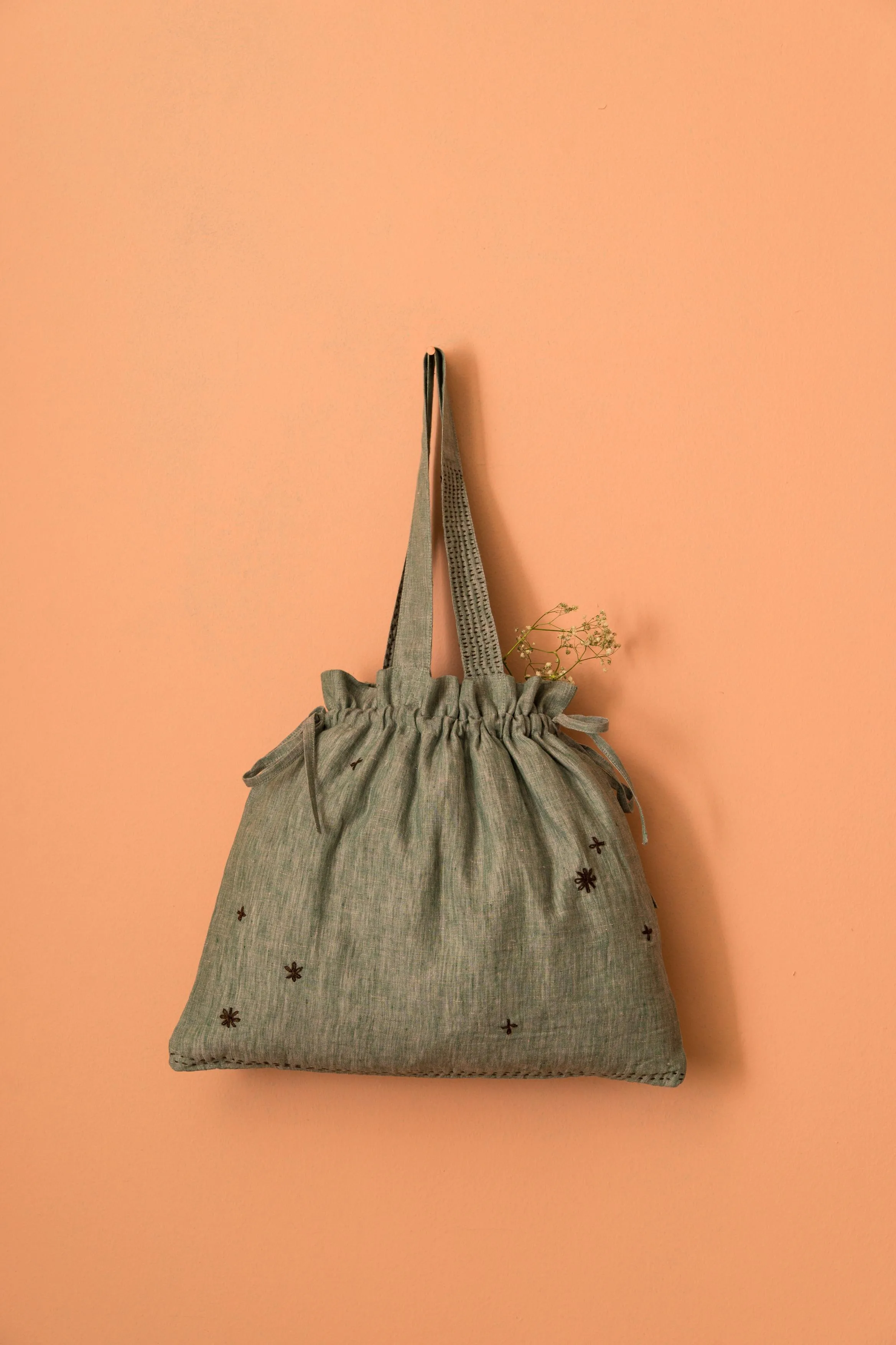 Linen Affair Drawstrings Bags