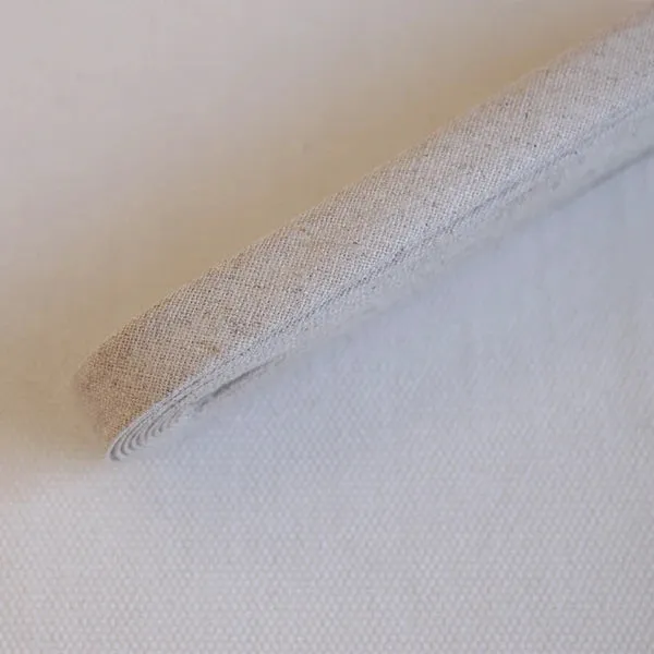 Linen Bias Tape - Natural 1/2"