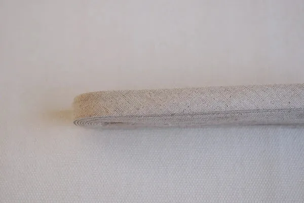 Linen Bias Tape - Natural 1/2"