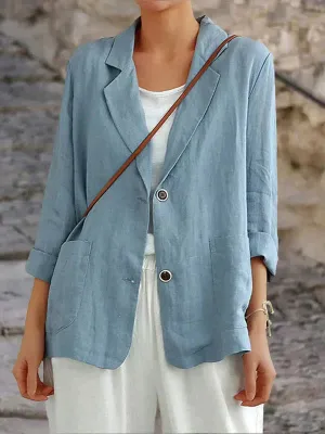 Linen Blazer | Lightweight & Breathable | Timeless Design