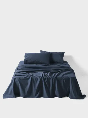LINEN HOUSE 400TC AUSTRALIAN COTTON SHEETS | NAVY