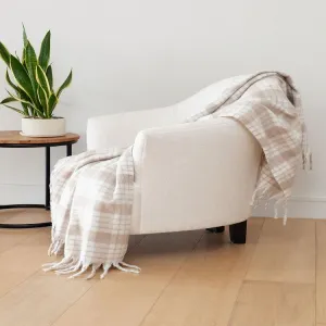 Linen House Embrace Throw 140x180cm Checkerboard