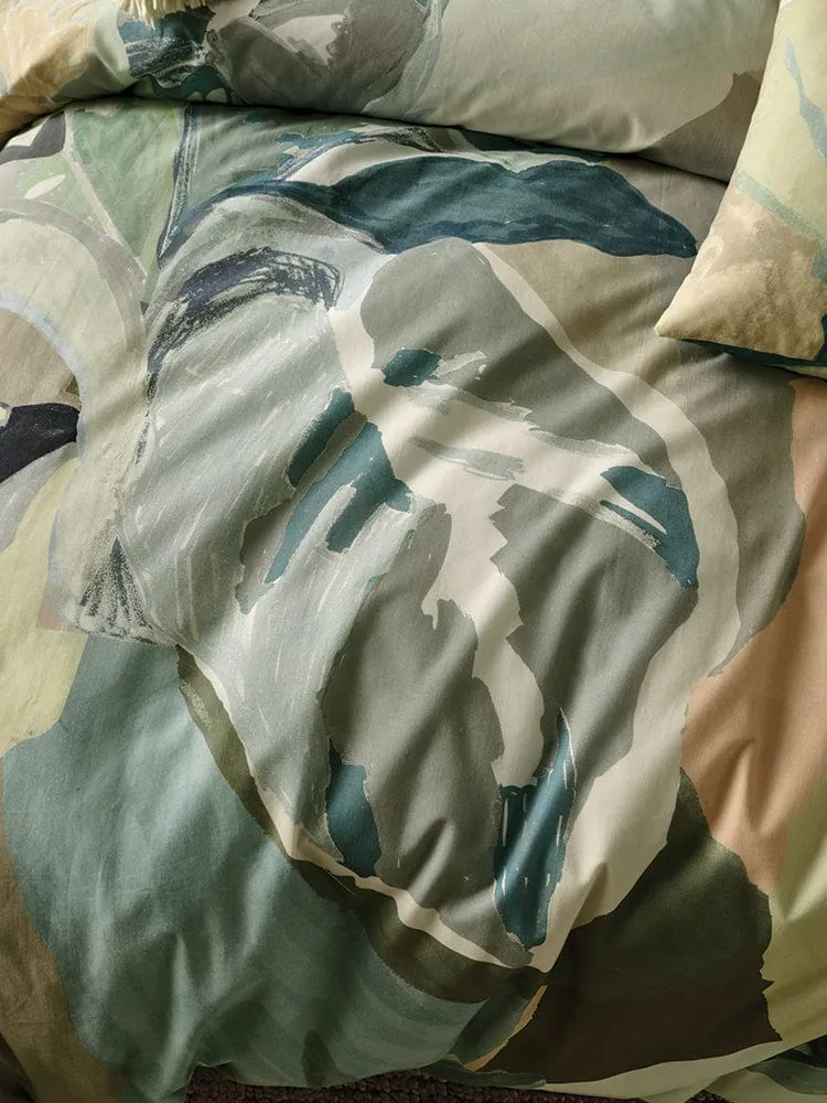 Linen House Green Herb Foresta Duvet Cover Set