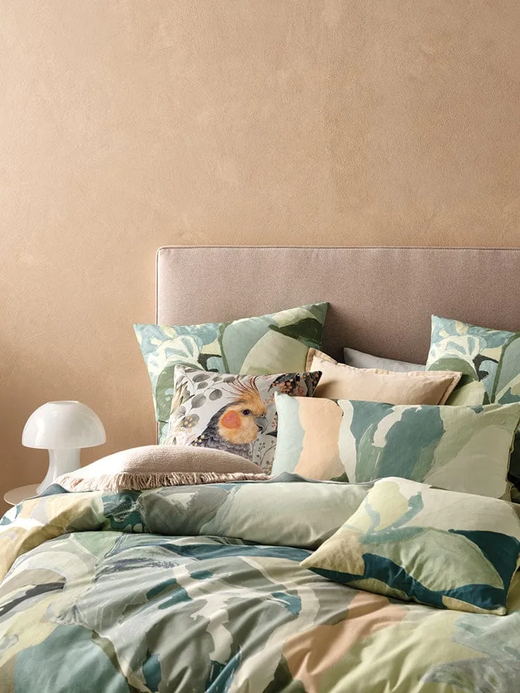 Linen House Green Herb Foresta Duvet Cover Set