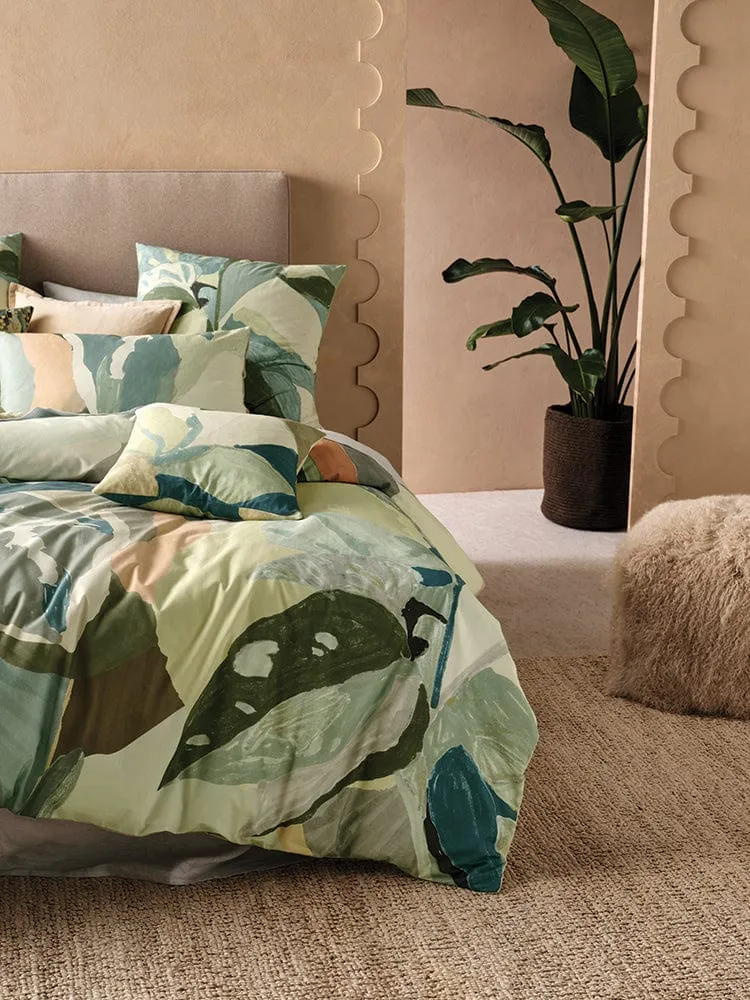 Linen House Green Herb Foresta Duvet Cover Set