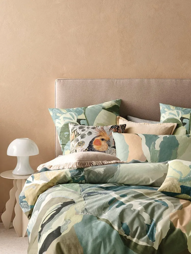 Linen House Green Herb Foresta Duvet Cover Set