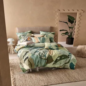Linen House Green Herb Foresta Duvet Cover Set