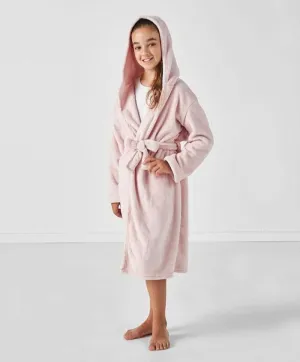 Linen House Kids Bathrobe Blush